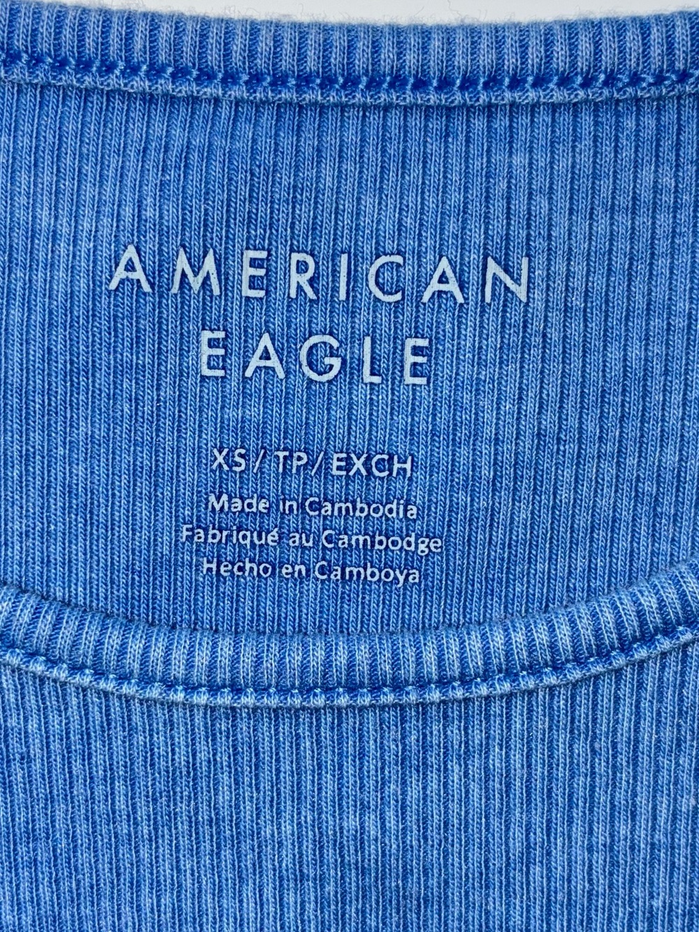 AE - Rib Crop Tank - Picture 2 of 5